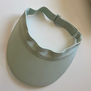 Light seafoam green visor -like new